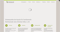 Desktop Screenshot of kanzlei-goeke.de